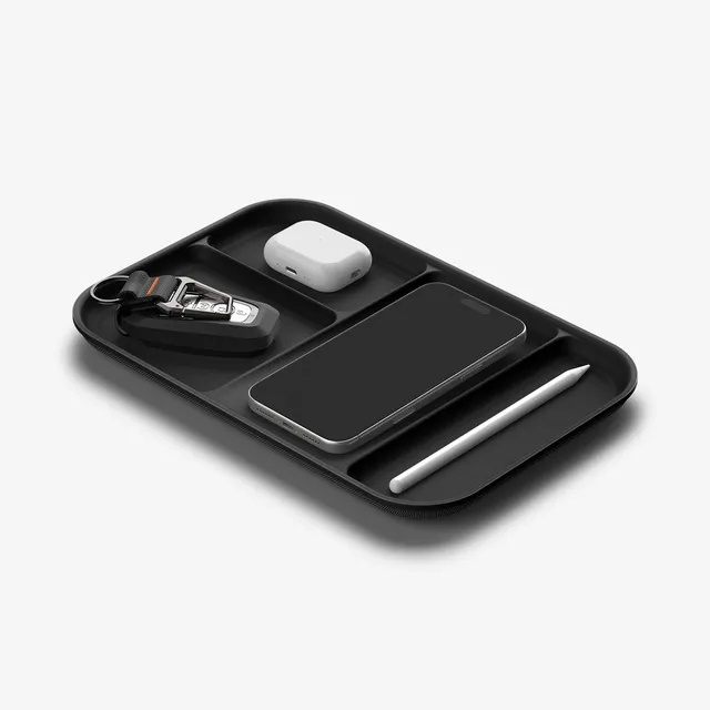 bandeja-organizadora-spigen-ld403-con-compartimentos-y-soporte-para-tel-fono image 1