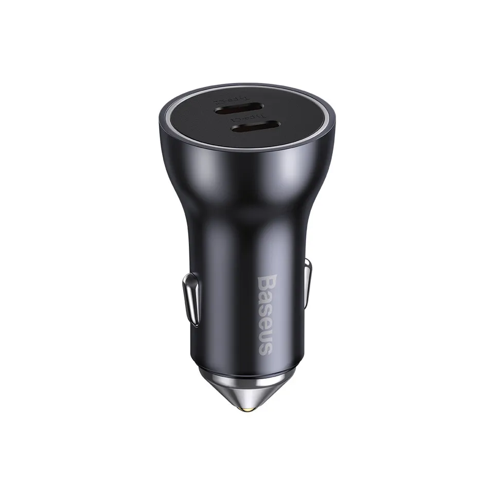 baseus-cargador-de-coche-dual-usb-c-60w image 1