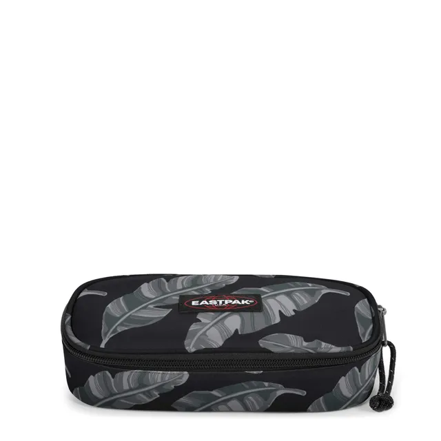 eastpak-oval-single-estuche-22-cm-brize-leaves-black image 1