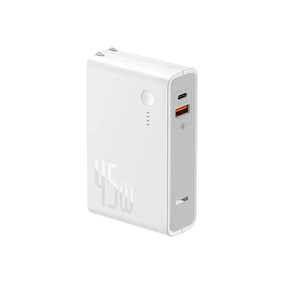 baseus-gan-2-en-1-power-bank-45w-10000mah-cargador-pared-y-port-til image 1