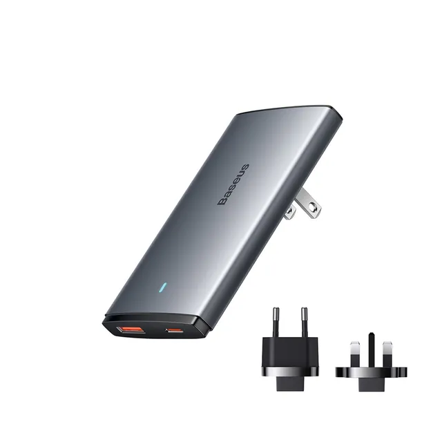 baseus-gan5-pro-usb-c-travel-adapter-65w-compact-charger-with-us-uk-eu-plugs-fas image 1