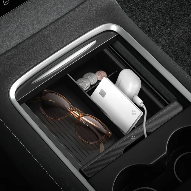 organizador-deslizante-de-consola-superior-spigen-para-tesla-model-3-y image 1