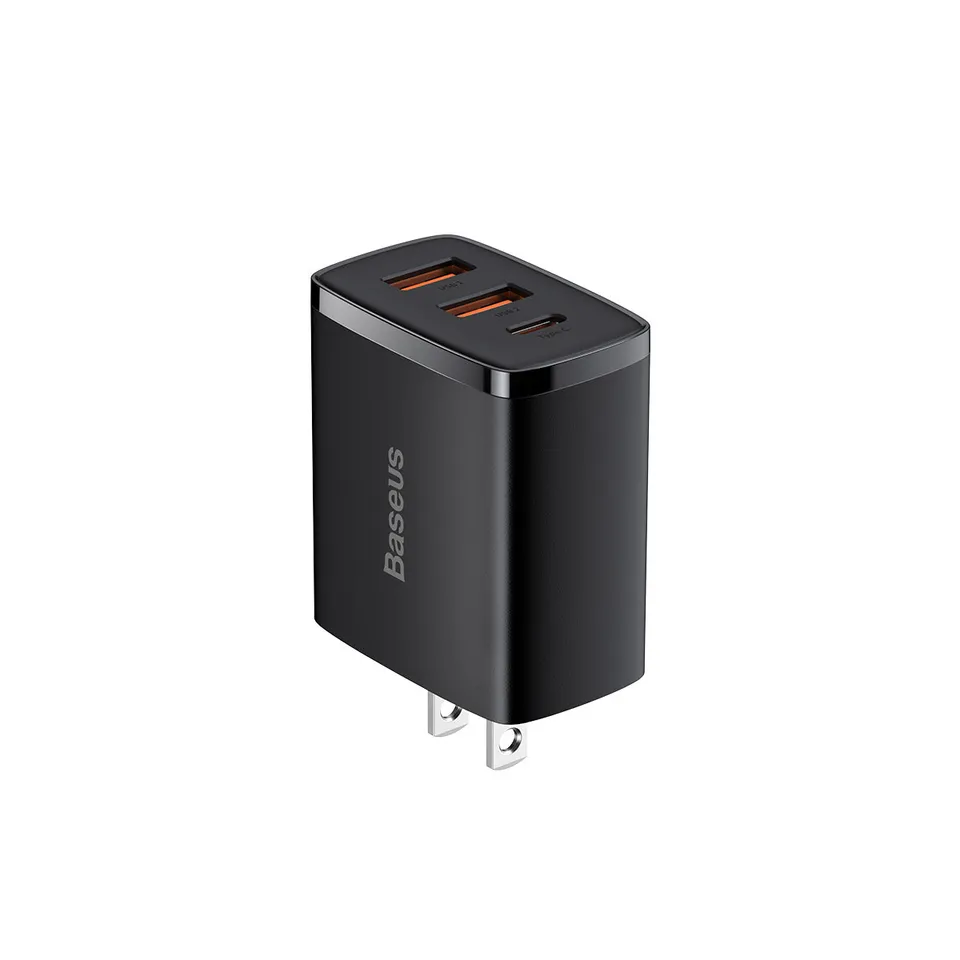 baseus-compact-3-ports-fast-charger-30w image 1
