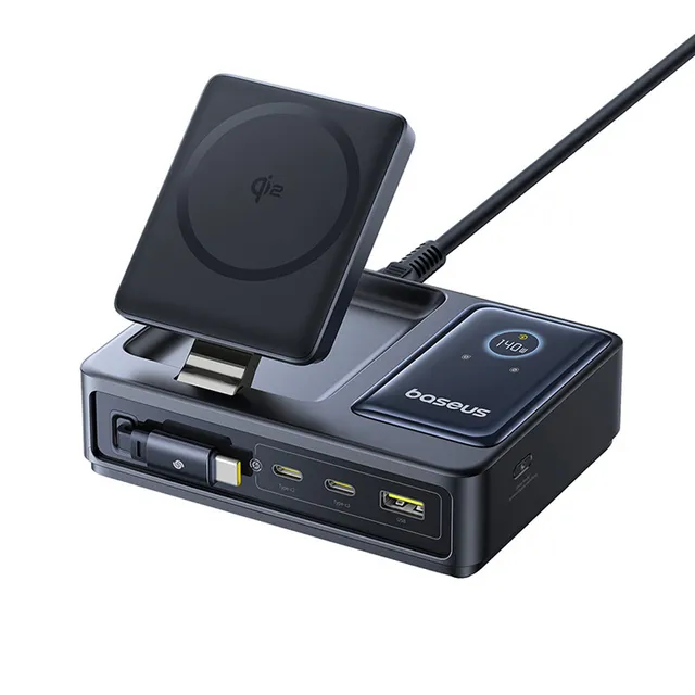 baseus-nomos-cargador-de-escritorio-5-en-1-qi2-140w image 1