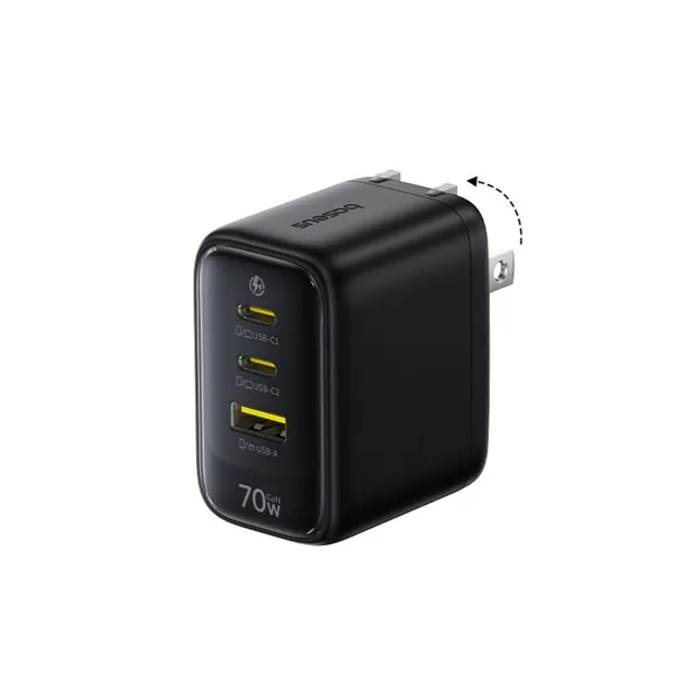 baseus-enerfill-fe22-gan6-fast-charger-2c-u-70w-cargador-usb-c-gan-de-70w image 1