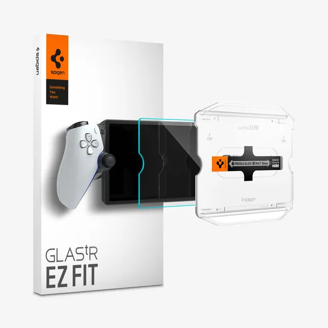 spigen-glas-tr-ez-fit-protector-de-pantalla-para-playstation-portal-9h-instalaci image 1