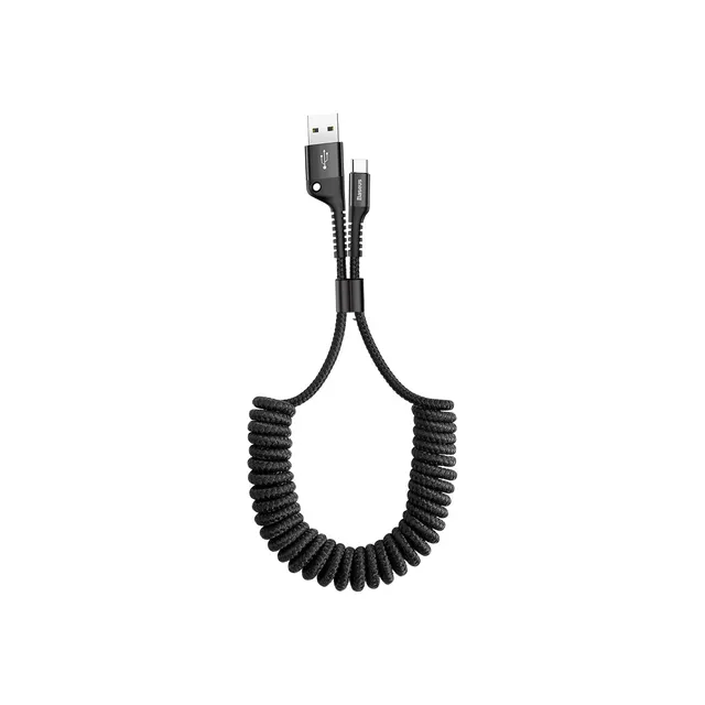 baseus-fish-eye-cable-usb-c-espiral-2a-1m image 1