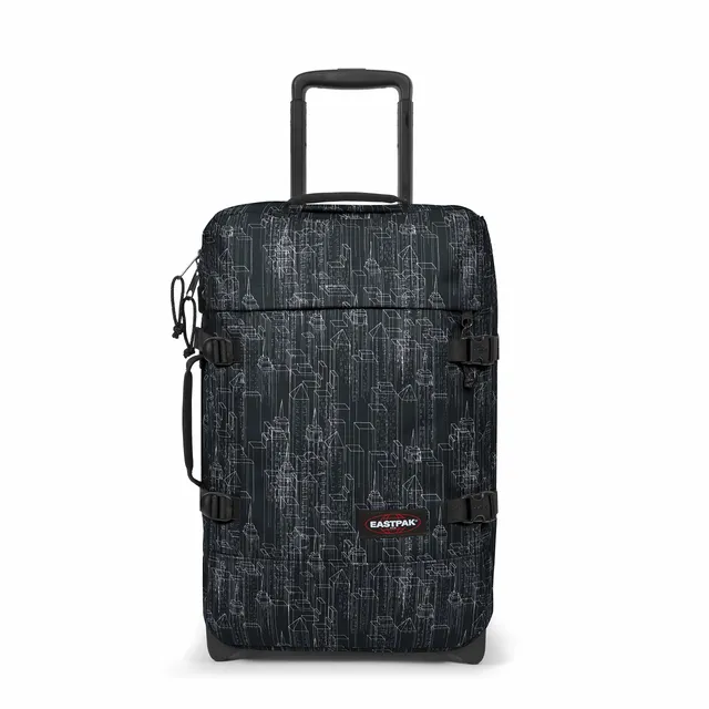 eastpak-tranverz-s-maleta-de-cabina-con-ruedas-42-litros-negro-equipaje-de-mano image 1