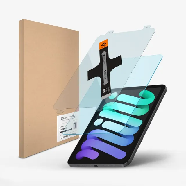 spigen-ipad-mini-series-protector-de-pantalla-glas-tr-ez-fit-recambio image 1