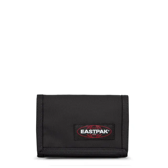 eastpak-crew-single-billetera-black-cartera-cl-sica-de-3-pliegues-con-velcro-y-a image 1