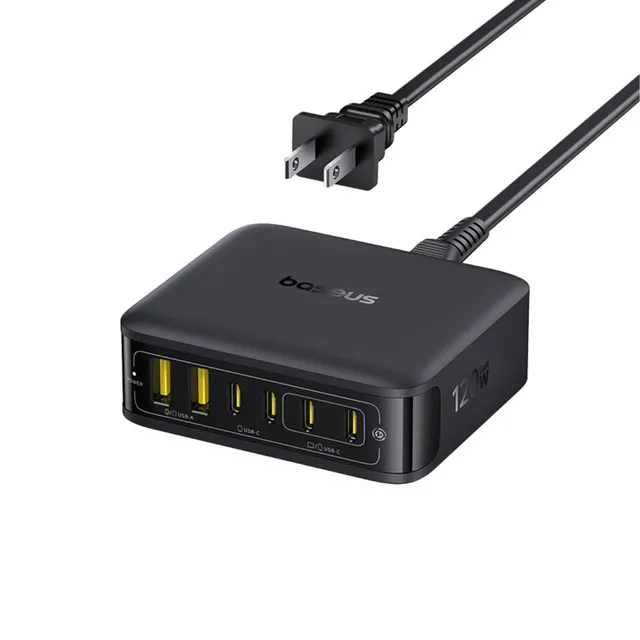 baseus-enerfill-fh21-estaci-n-de-carga-4c-2u-120w image 1