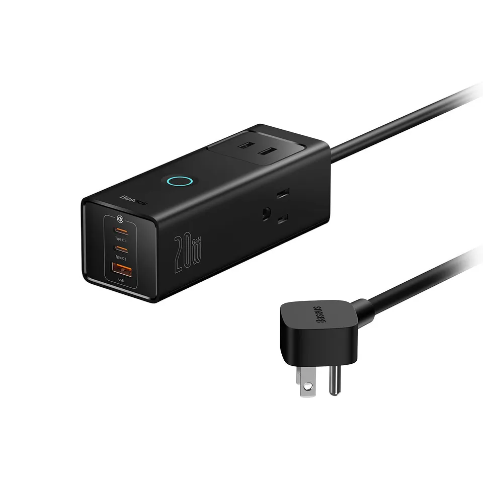 baseus-powercombo-lite-regleta-6-tomas-20w image 1