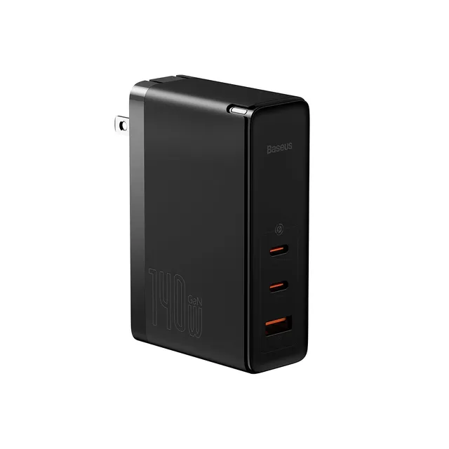 baseus-powermega-cargador-usb-c-de-3-puertos-140w-gan image 1