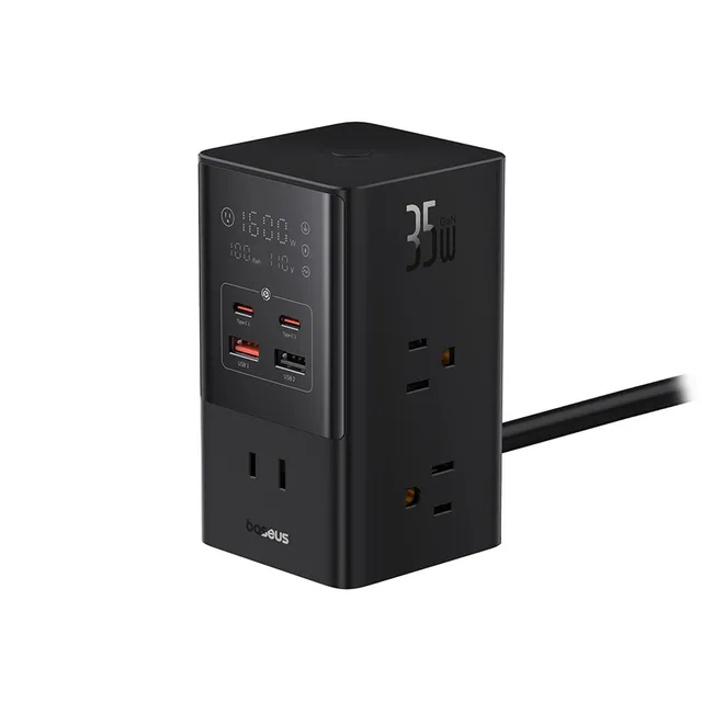baseus-powercombo-tower-10-en-1-estaci-n-de-carga-35w-con-protecci-n image 1