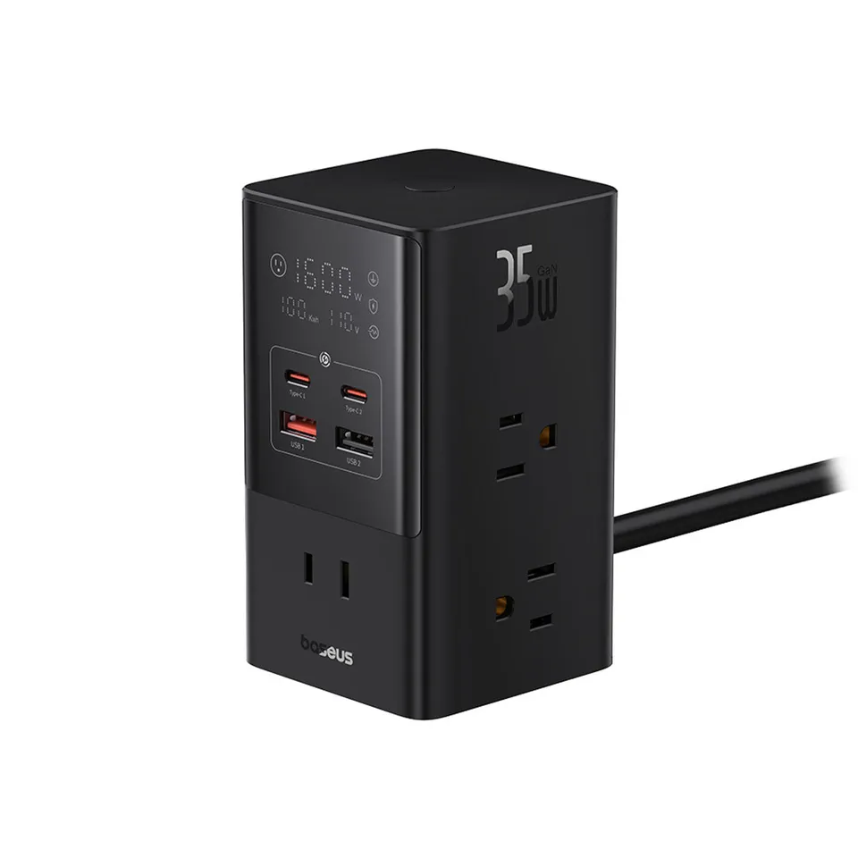baseus-powercombo-tower-10-en-1-estaci-n-de-carga-35w-con-protecci-n image 1