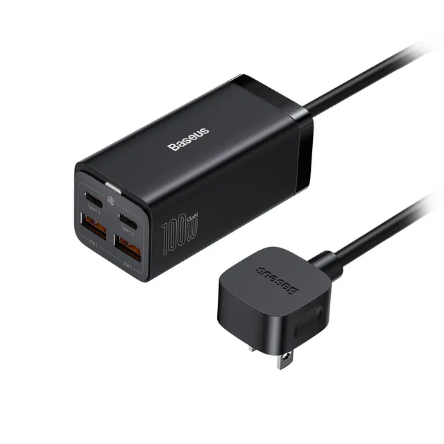 baseus-gan3-pro-cargador-de-escritorio-4-puertos-100w image 1