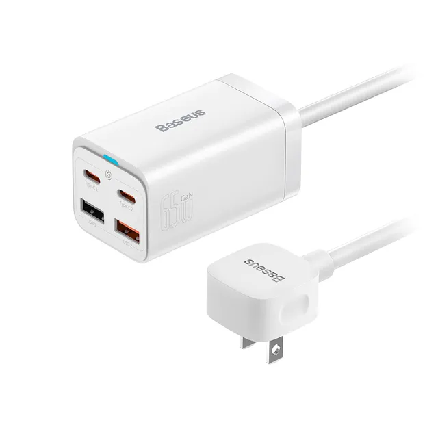 baseus-gan3-pro-4-puertos-cargador-de-escritorio-65w image 1
