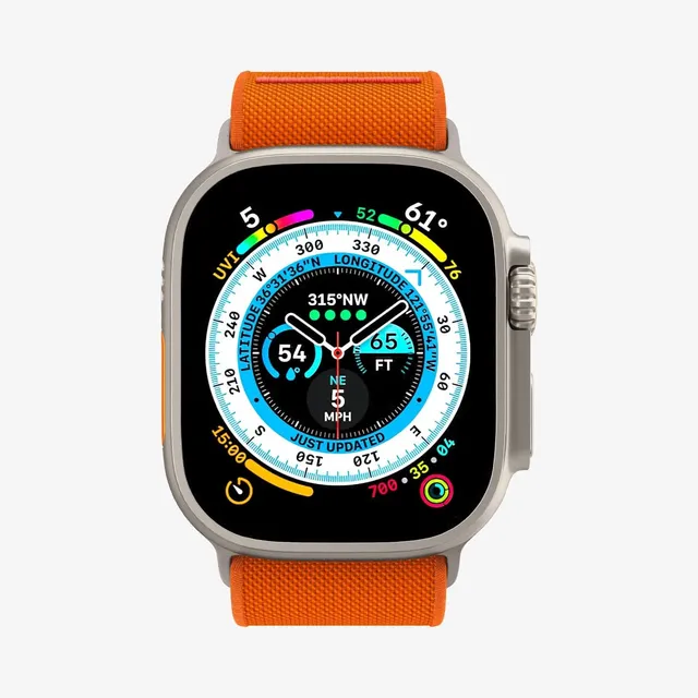 spigen-lite-fit-ultra-correa-para-apple-watch-44-mm-45-mm-49-mm-nailon-transpira image 1