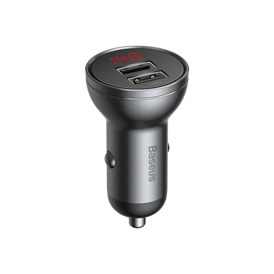 baseus-cargador-de-coche-dual-usb-a-24w-4-8a-pantalla-digital-de-voltaje image 1