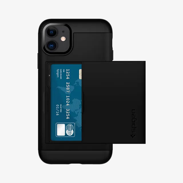 spigen-slim-armor-cs-para-iphone-11-funda-con-ranura-para-tarjetas-y-protecci-n- image 1