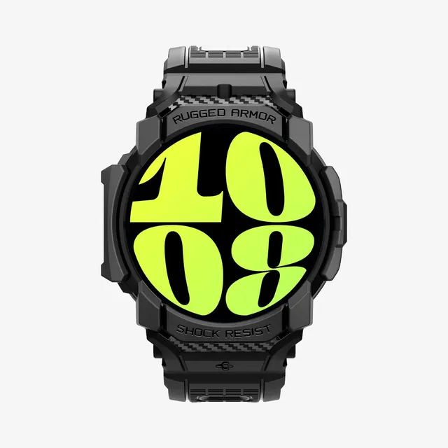 spigen-rugged-armor-pro-funda-para-samsung-galaxy-watch-7-y-6-classic-negro image 1