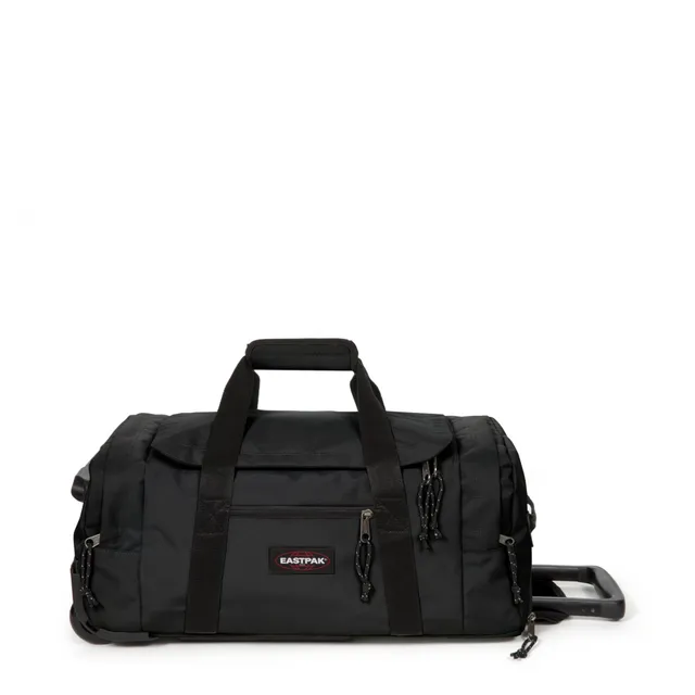 eastpak-leatherface-s-bolsa-de-viaje-41-l-negro-equipaje-de-cabina-con-ruedas image 1