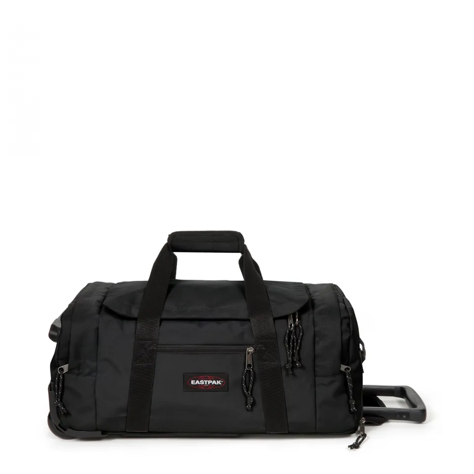 eastpak-leatherface-s-bolsa-de-viaje-41-l-negro-equipaje-de-cabina-con-ruedas image 1