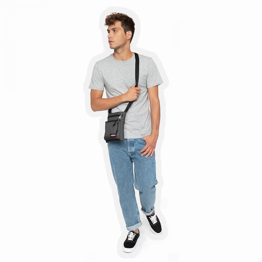 eastpak-rusher-bandolera-1-5-l-black-denim-gris image 2