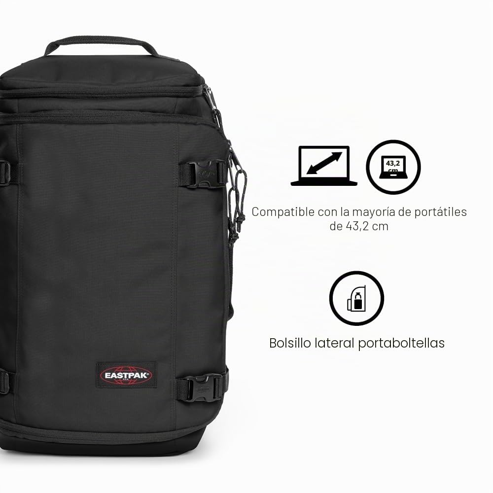 eastpak-carry-pack-bolsa-de-viaje-con-funda-port-til-17-y-soporte-para-botella image 7