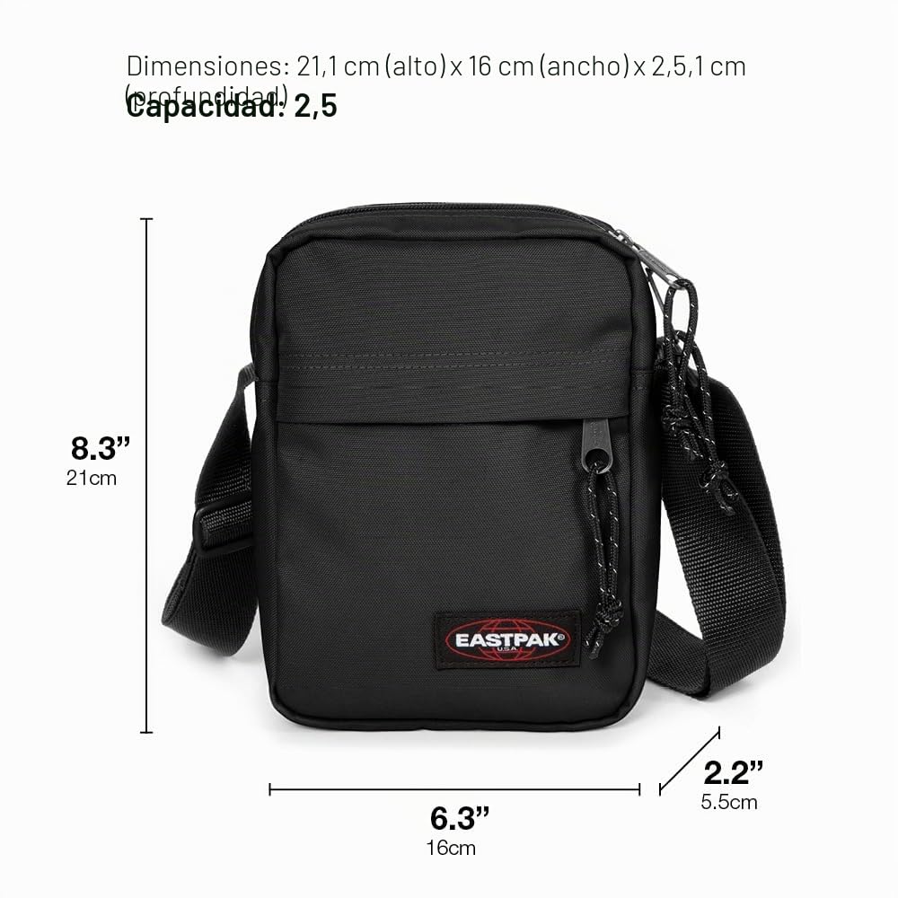 eastpak-the-one-bandolera-2-5l-nylon-negro image 6