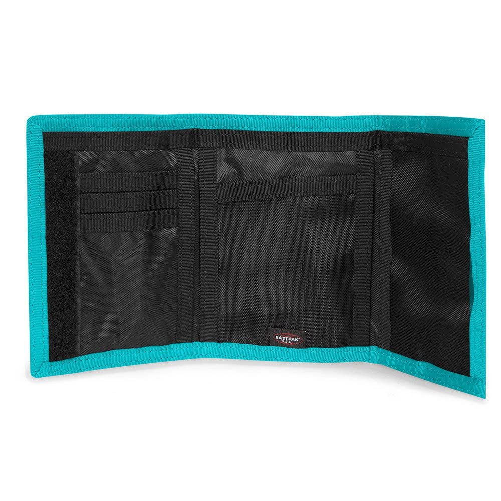 eastpak-cartera-crew-single-13-cm-artic-aqua-azul-cartera-cl-sica-con-triple-cie image 3