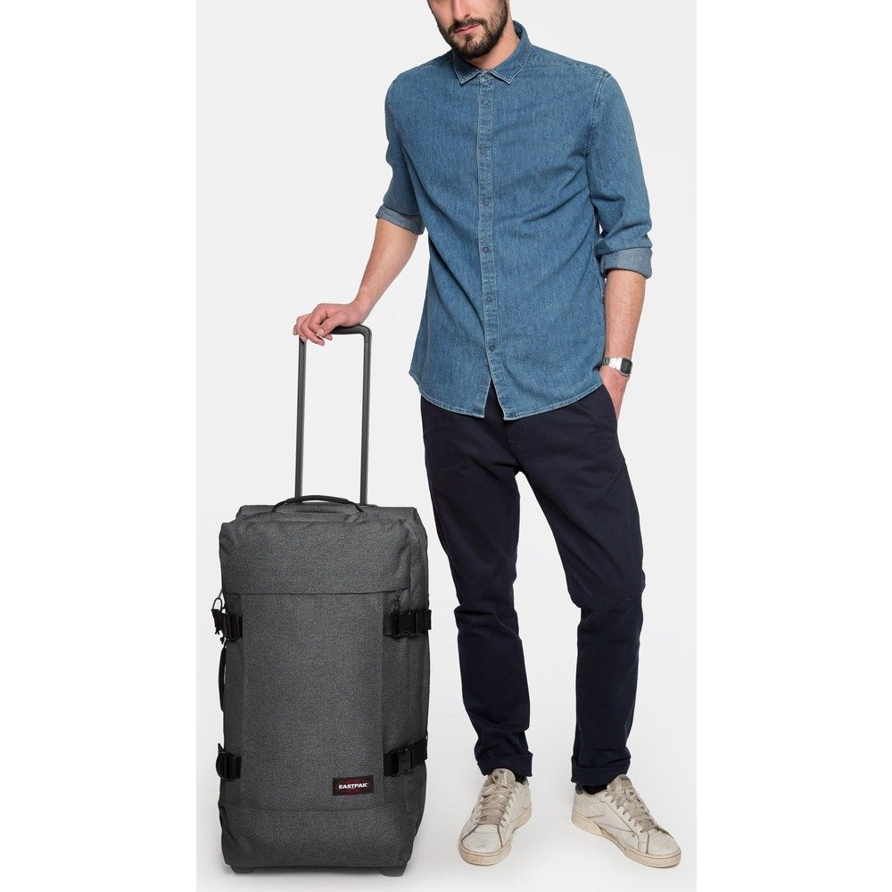 eastpak-tranverz-m-maleta-78-l-black-denim image 2