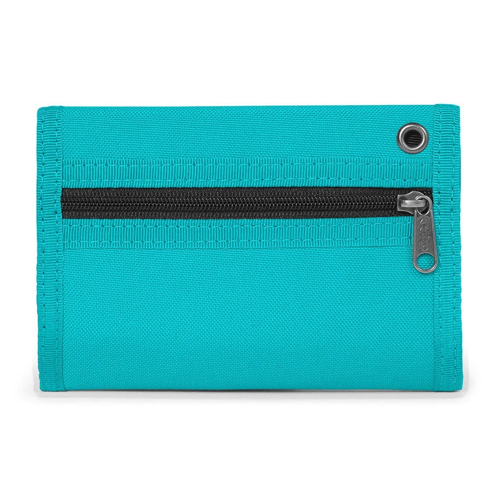 eastpak-cartera-crew-single-13-cm-artic-aqua-azul-cartera-cl-sica-con-triple-cie image 2