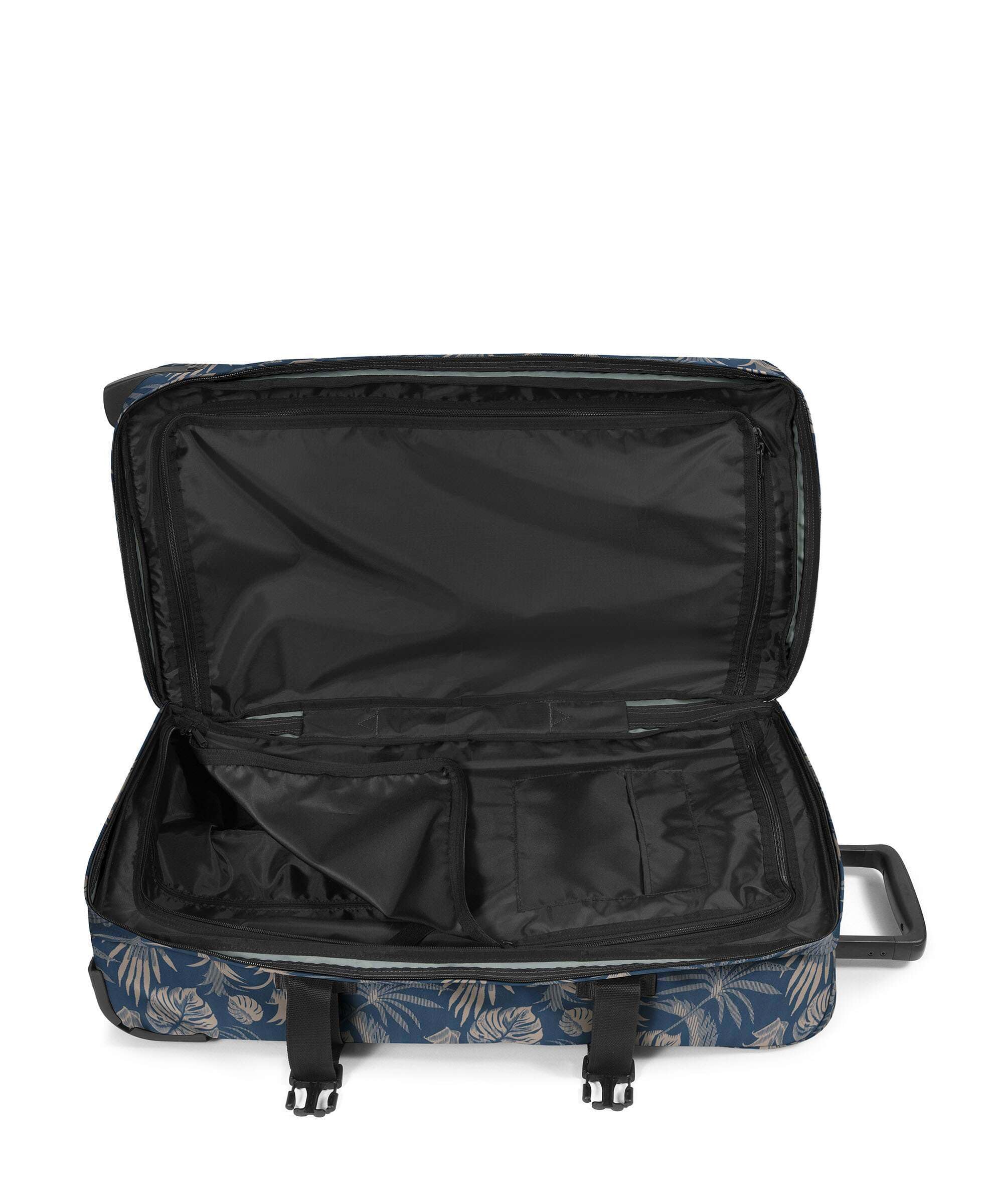 equipaje-eastpak-tranverz-m-brize-blue-beige-maleta-mediana-con-ruedas-y-candado image 6