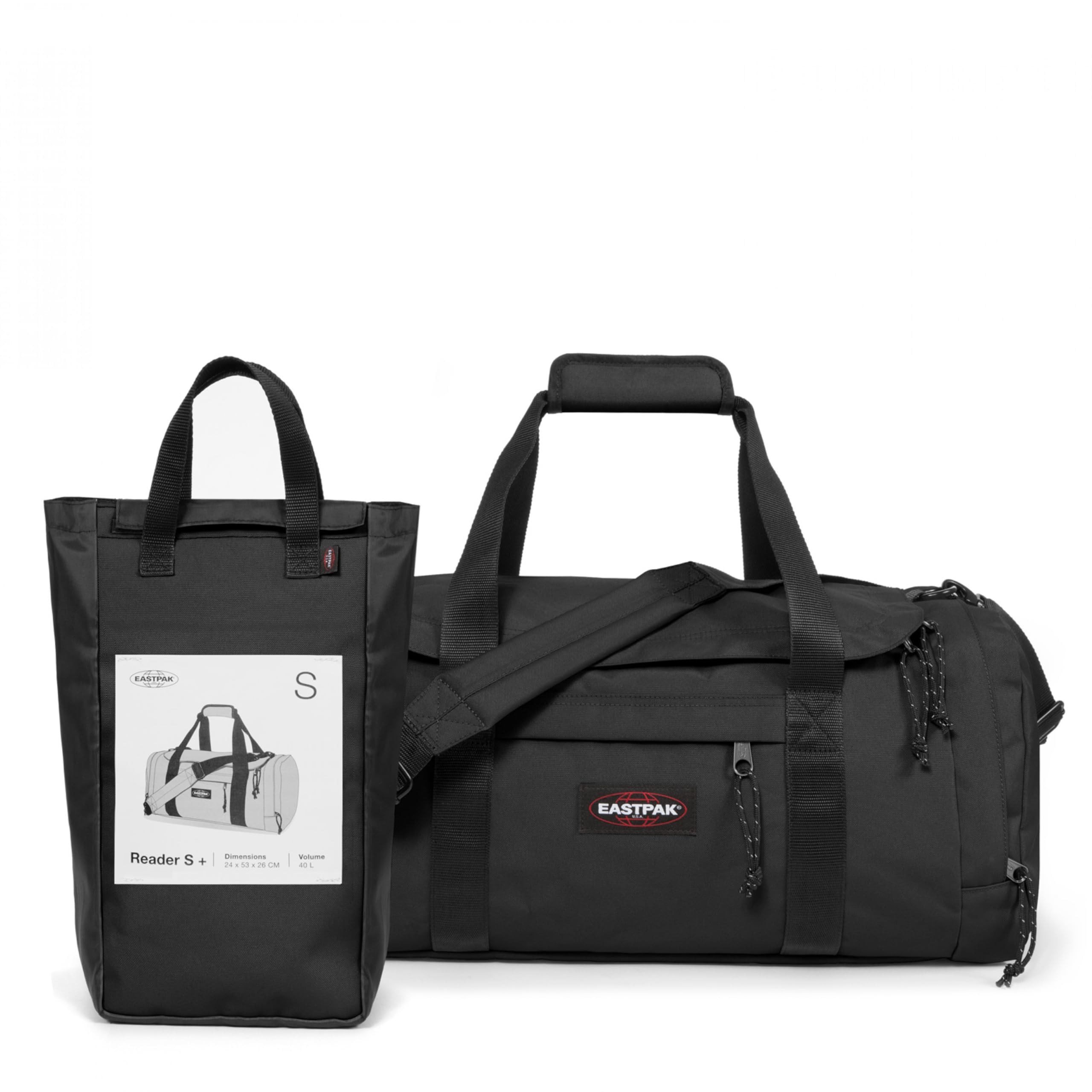 eastpak-reader-s-bolsa-de-viaje-40-l-negro-ligera-con-base-reforzada image 5