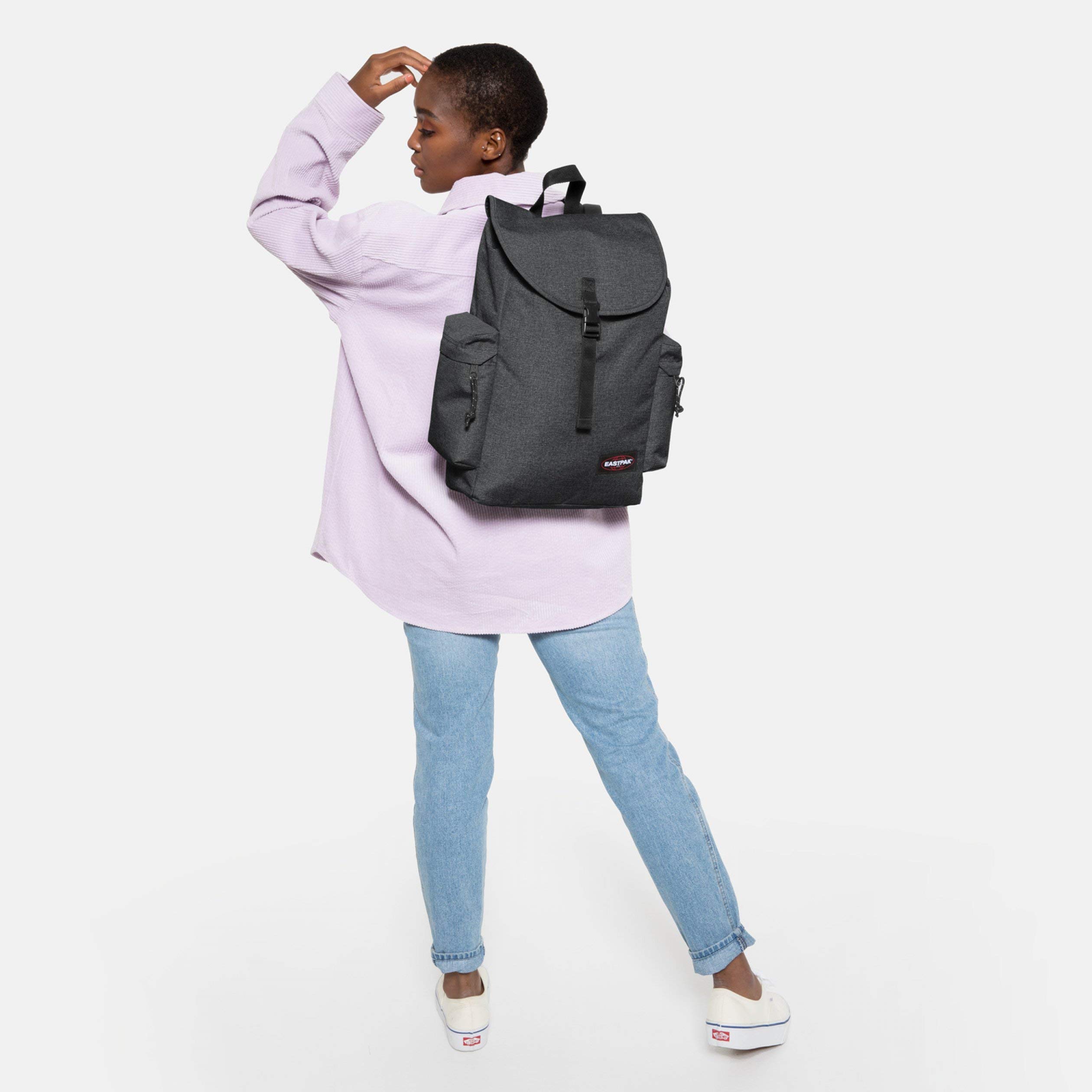 eastpak-austin-mochila-18-l-black-denim-mochila-ligera-con-funda-acolchada-para- image 2