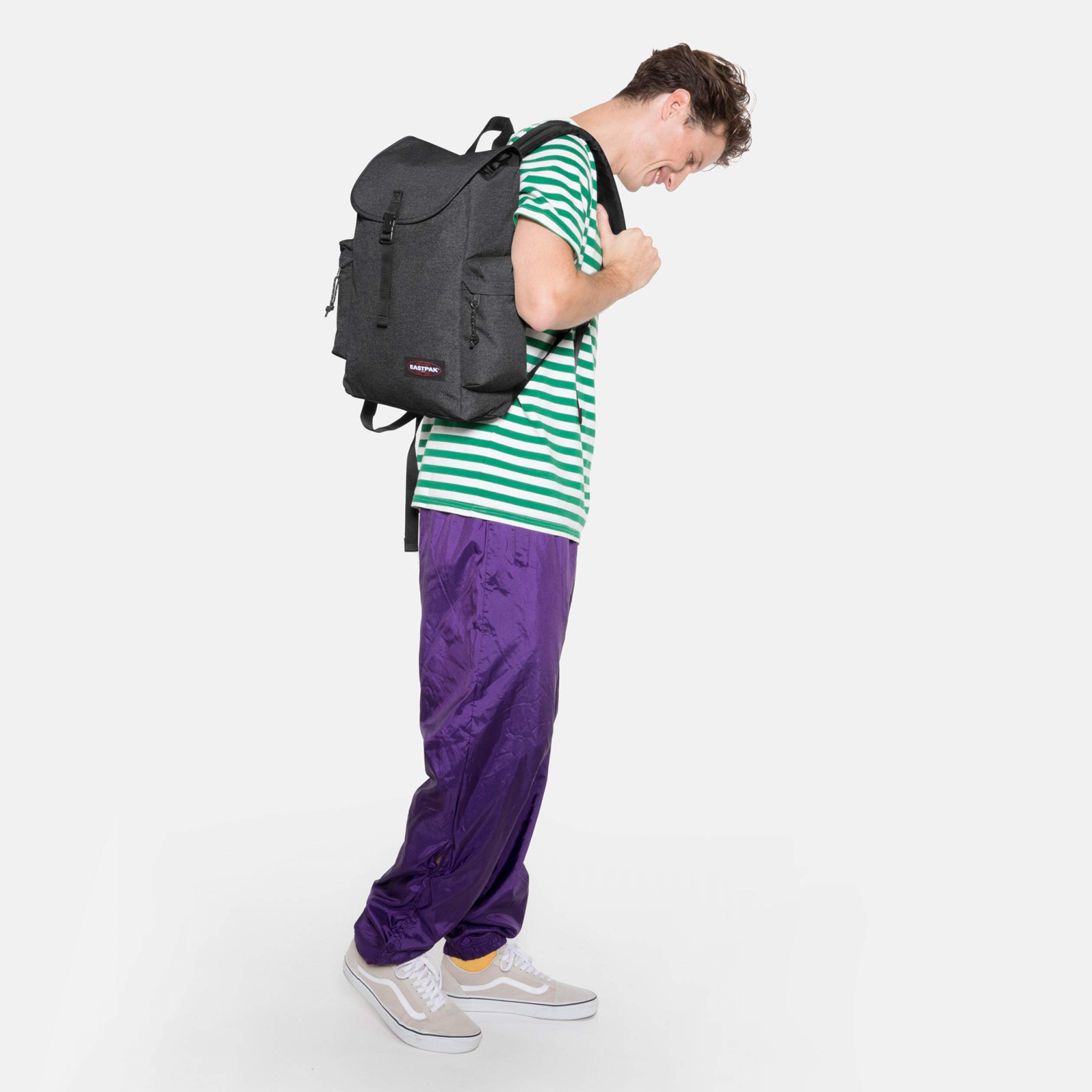 eastpak-austin-mochila-18-l-black-denim-mochila-ligera-con-funda-acolchada-para- image 5