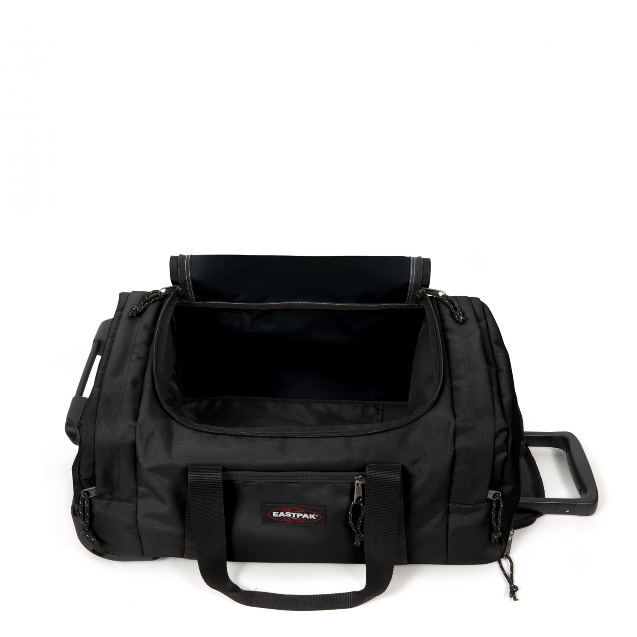 eastpak-leatherface-s-bolsa-de-viaje-41-l-negro-equipaje-de-cabina-con-ruedas image 2