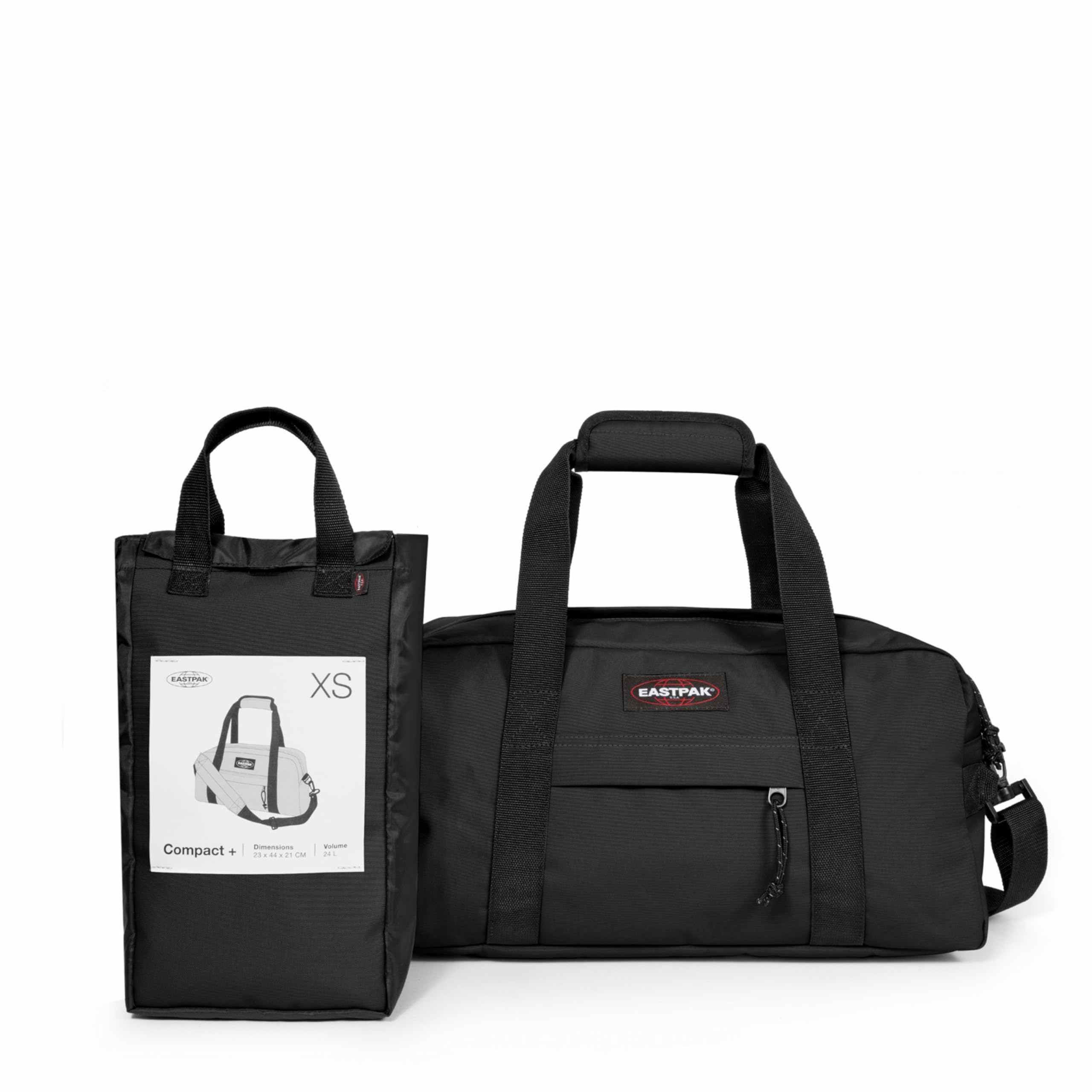 eastpak-compact-bolsa-de-viaje-24-l-negro-equipaje-de-mano-44x23x21-cm image 4