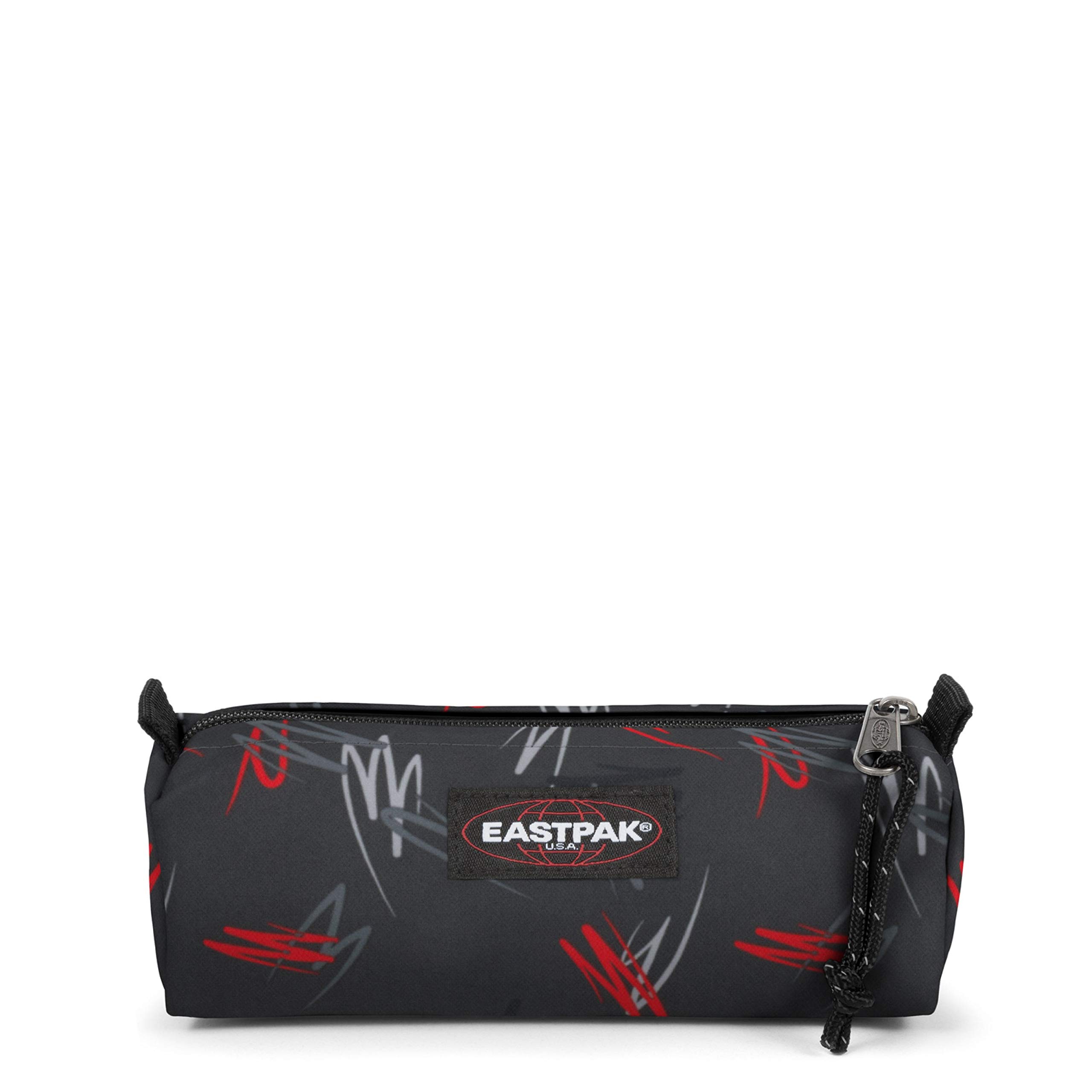 eastpak-benchmark-single-estuche-20-cm-scribble-black image 1