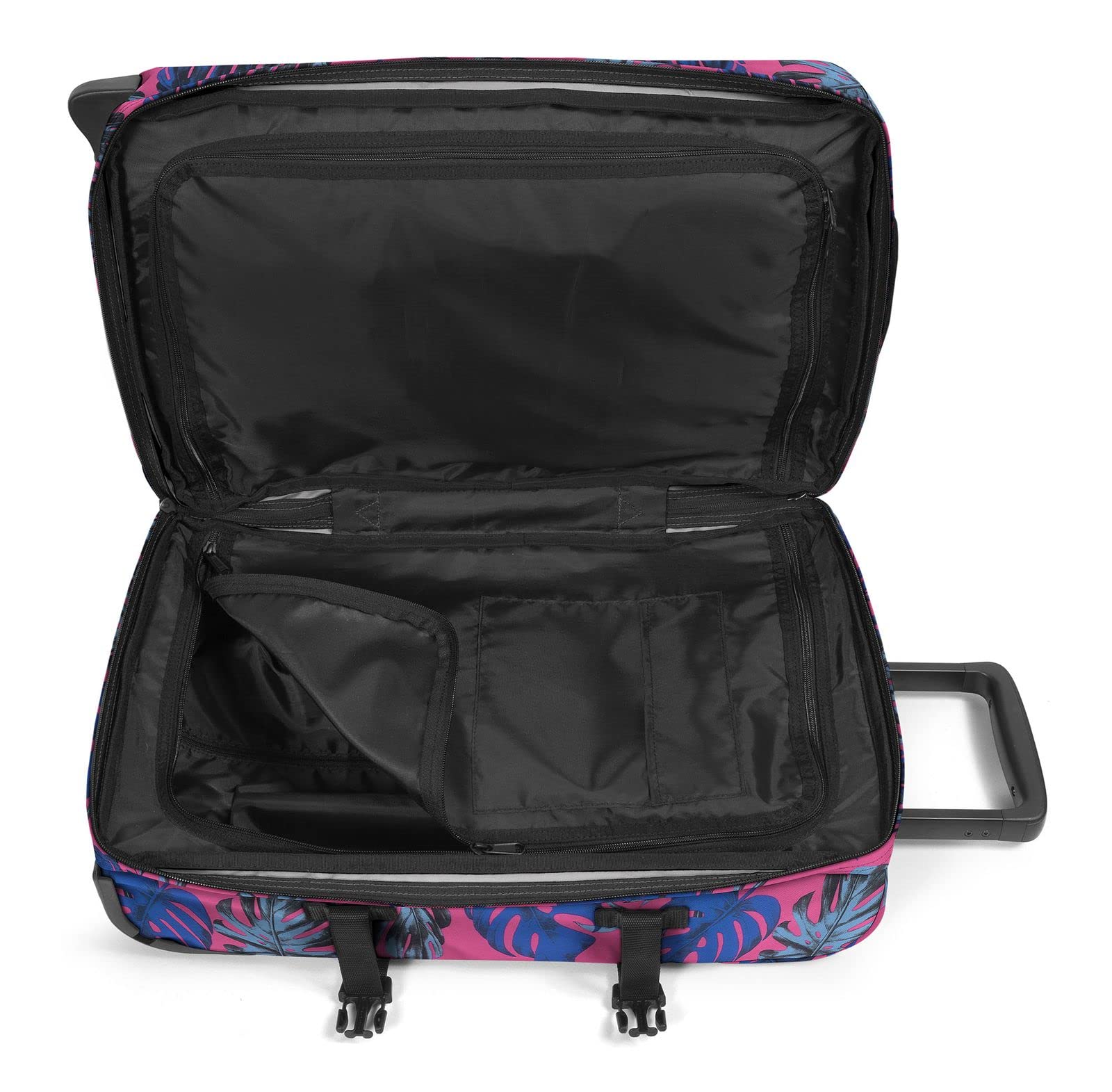 eastpak-tranverz-s-maleta-de-cabina-42-l-rosa-brize-monstera-pink-poli-ster-con- image 4