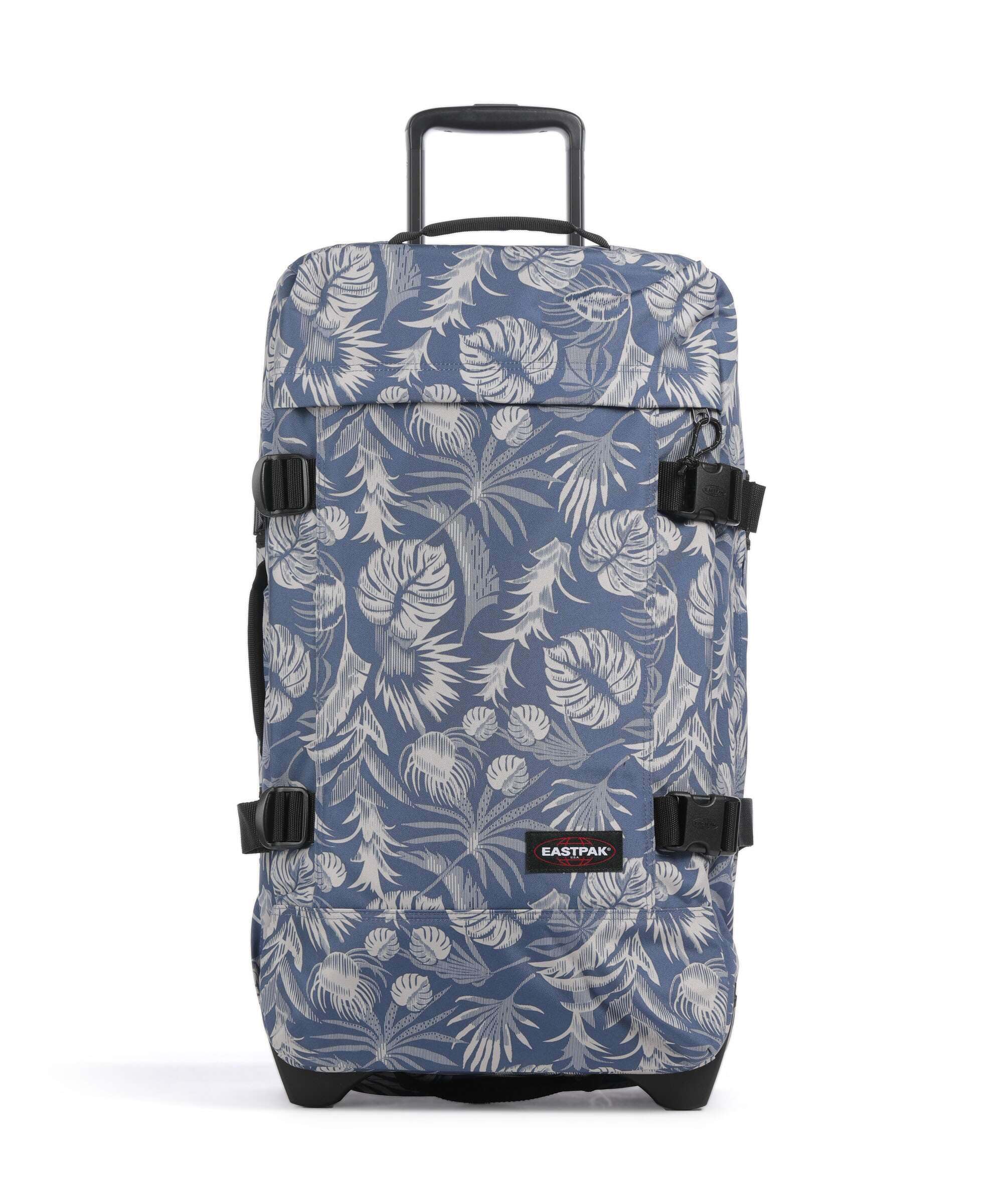 equipaje-eastpak-tranverz-m-brize-blue-beige-maleta-mediana-con-ruedas-y-candado image 1