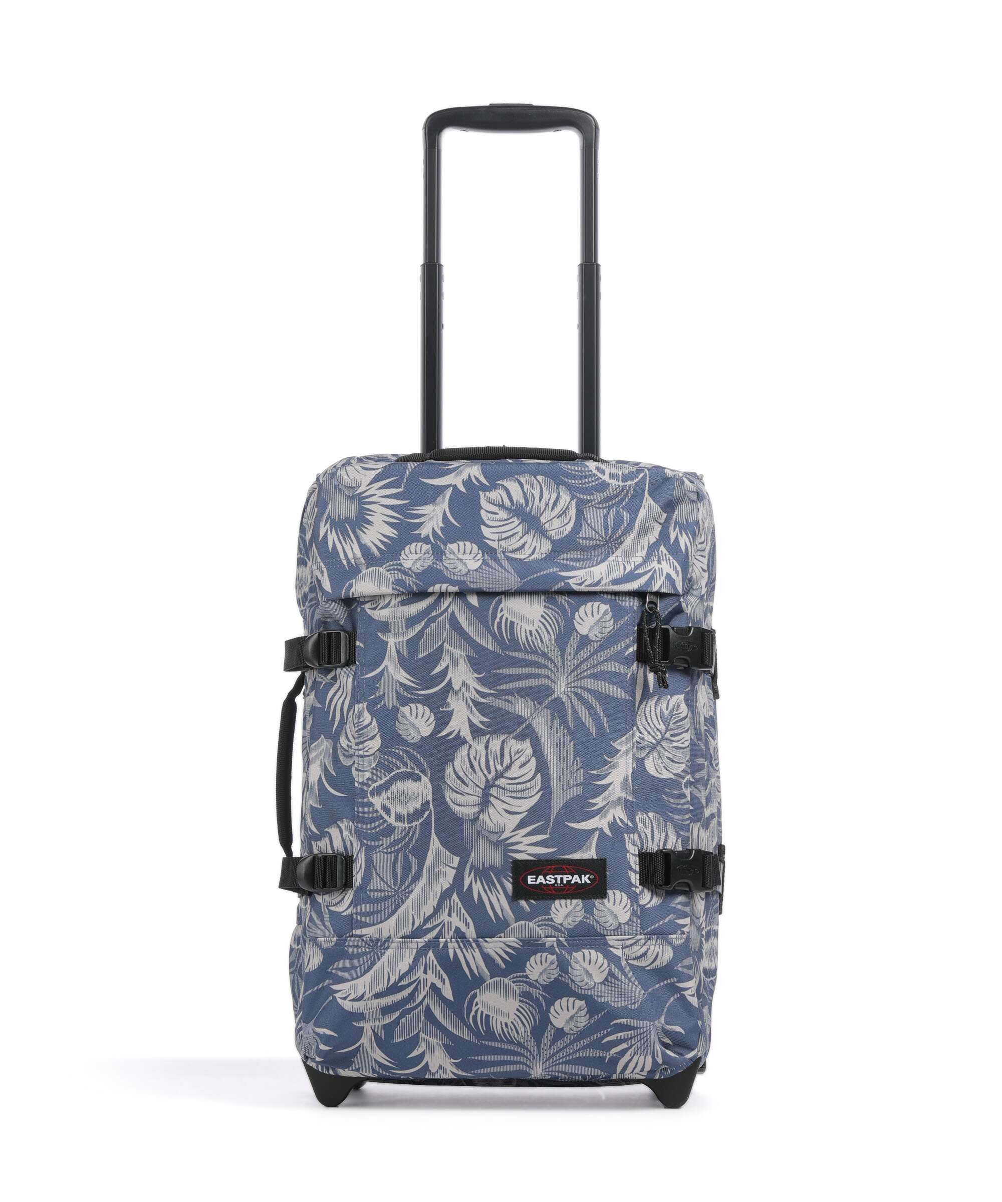 eastpak-tranverz-s-bolsa-de-viaje-con-ruedas-azul-y-beige-equipaje-de-mano-con-c image 1