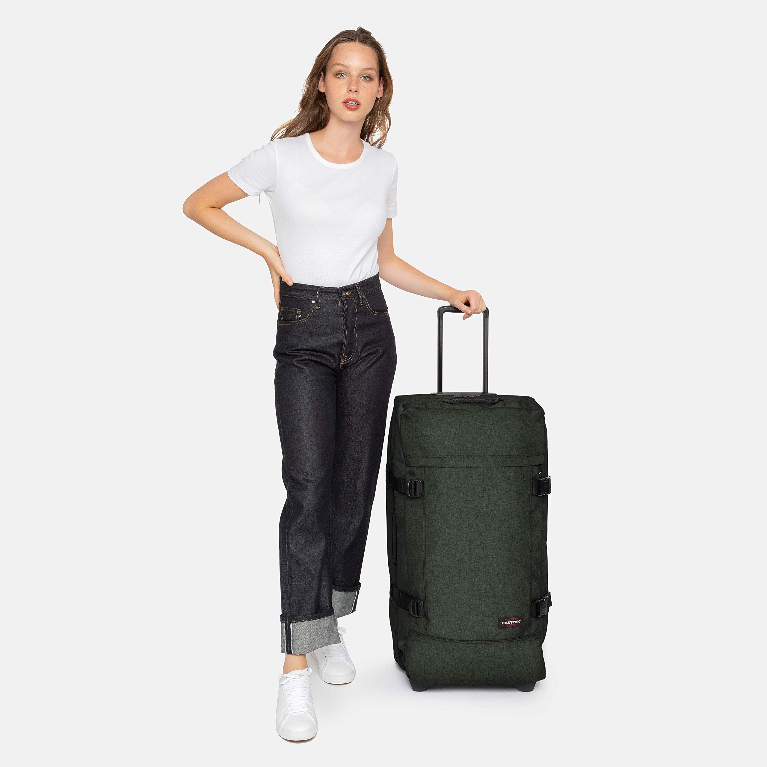 eastpak-tranverz-l-maleta-79cm-121l-verde-crafty-moss-para-viajes-largos image 6