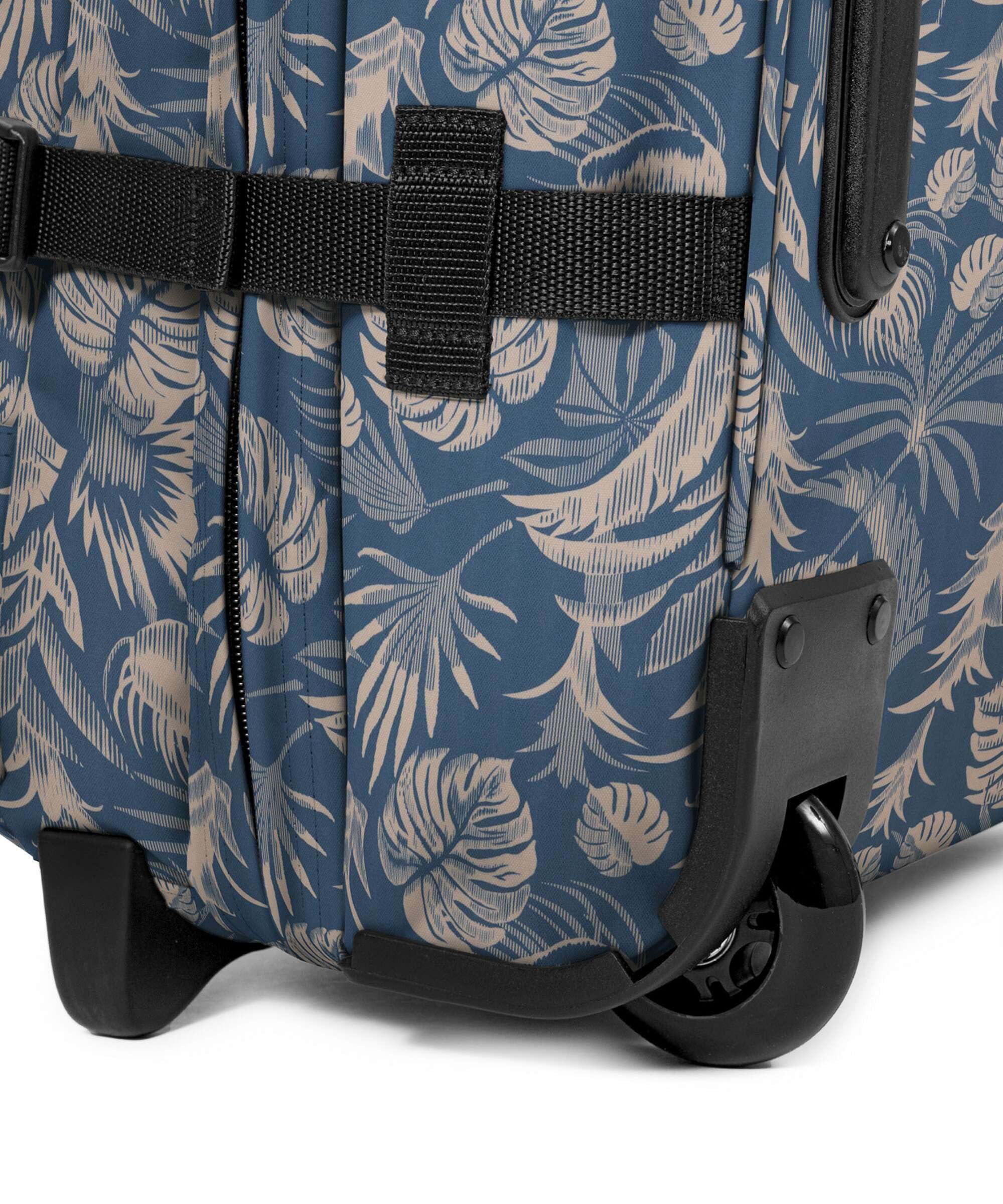 eastpak-tranverz-s-bolsa-de-viaje-con-ruedas-azul-y-beige-equipaje-de-mano-con-c image 6