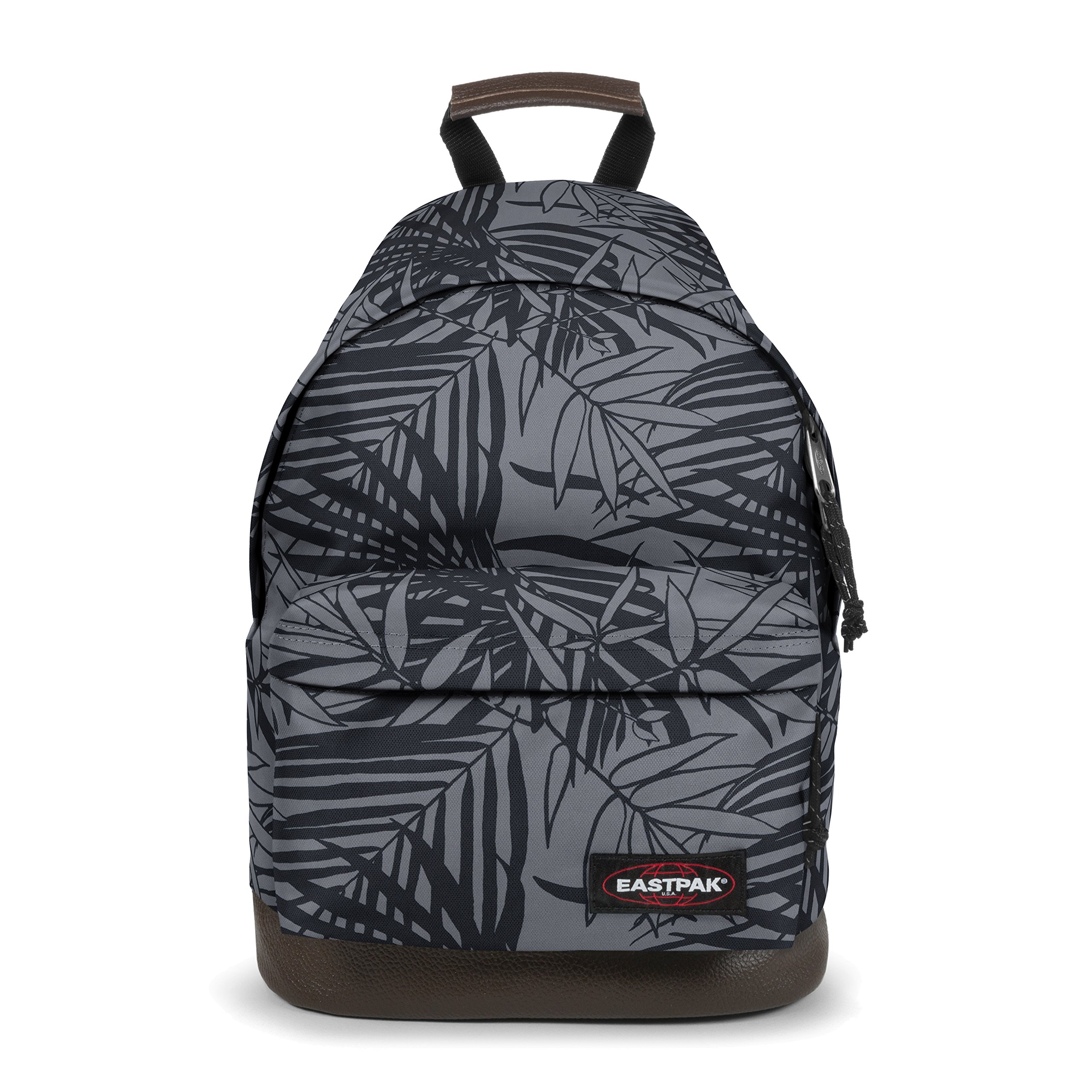 eastpak-wyoming-mochila-24-l-negro-leaves-black-base-de-piel-y-port-til-13 image 1