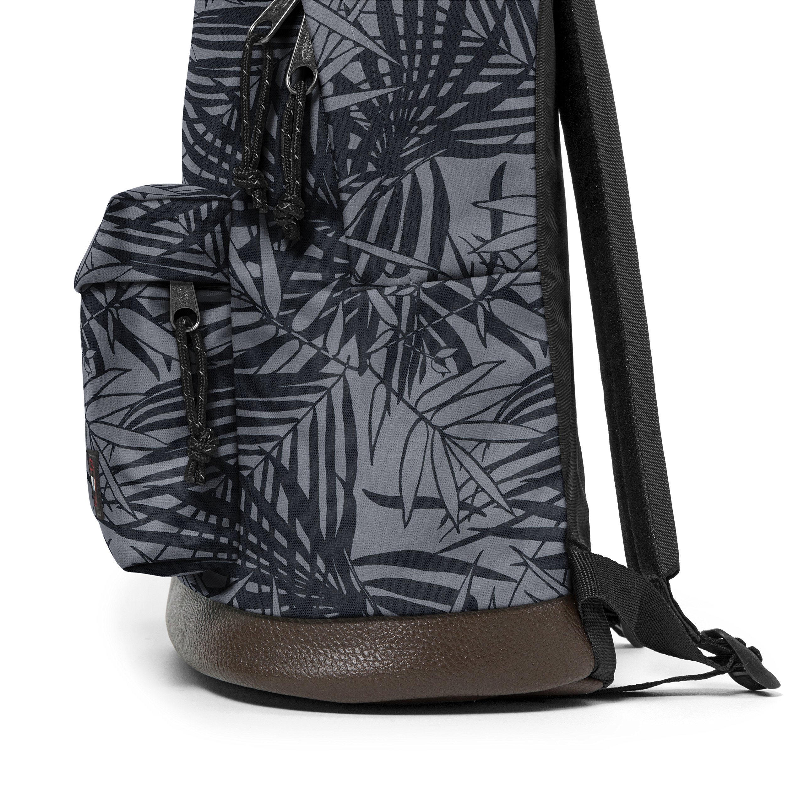 eastpak-wyoming-mochila-24-l-negro-leaves-black-base-de-piel-y-port-til-13 image 4
