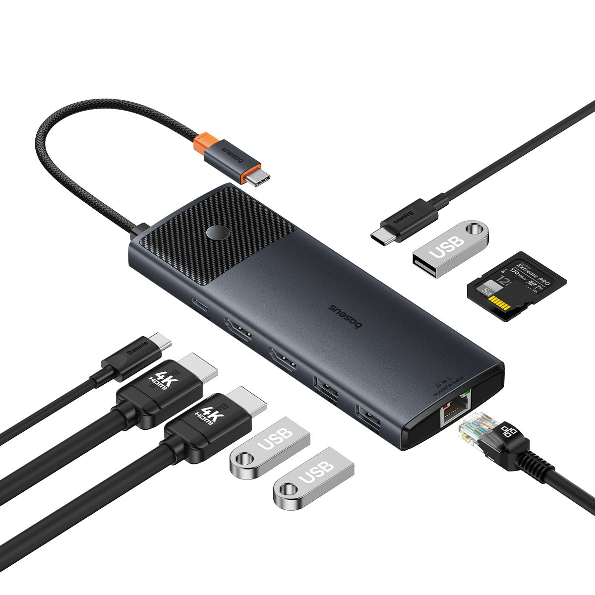 baseus-hub-usb-c-10-en-1-con-doble-pantalla image 8