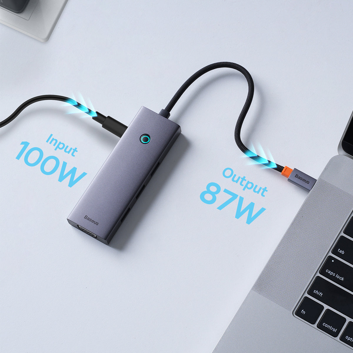 baseus-portaljoy-hub-usb-c-7-en-1-con-triple-salida-de-video-hdmi-dp-para-macboo image 7