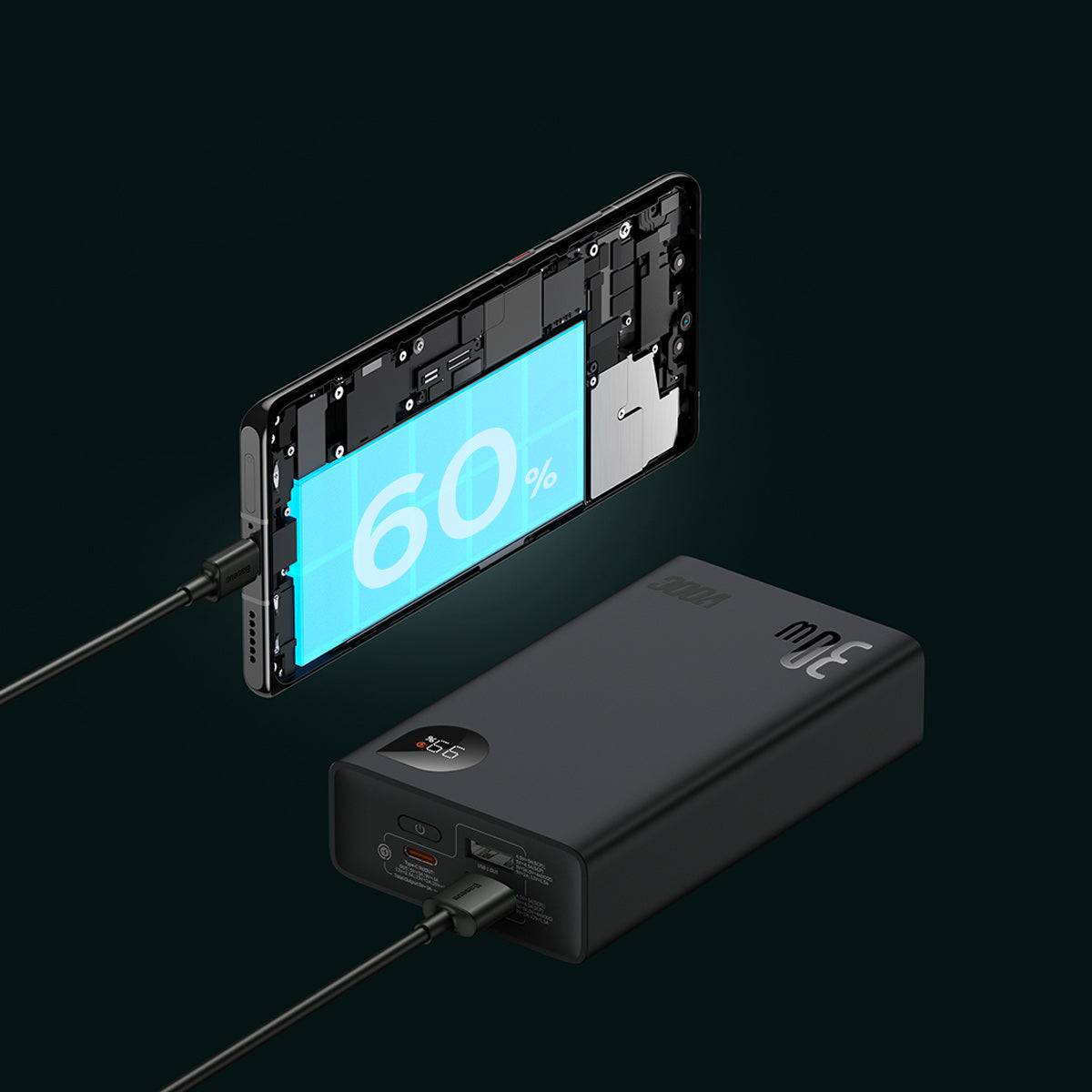 baseus-adaman2-power-bank-30w-20000mah-con-carga-vooc image 7